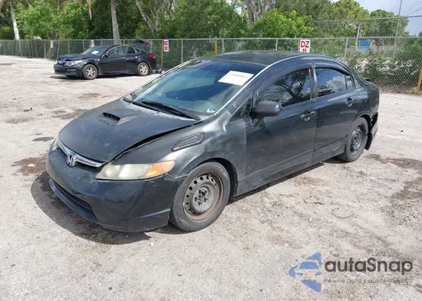 2008 Honda Civic Lx z USA, uszkodzony, nr VIN 2HGFA16588H315489